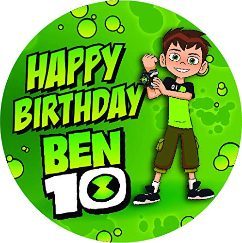 7.5 Inch Edible Cake Toppers Ben 10