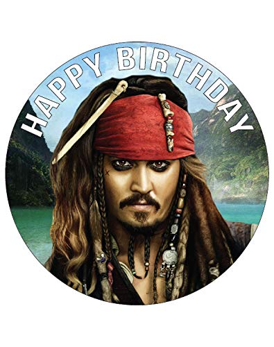 7.5 Inch Edible Cake Toppers Pirates Of The Caribbean