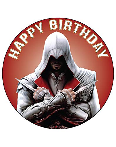 7.5 Inch Edible Cake Toppers Assassin Creed