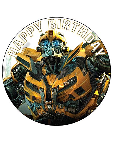 7.5 Inch Edible Cake Toppers Bumblebee