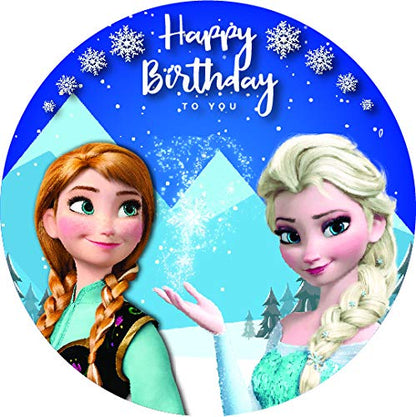 7.5 Inch Edible Cake Toppers Frozen