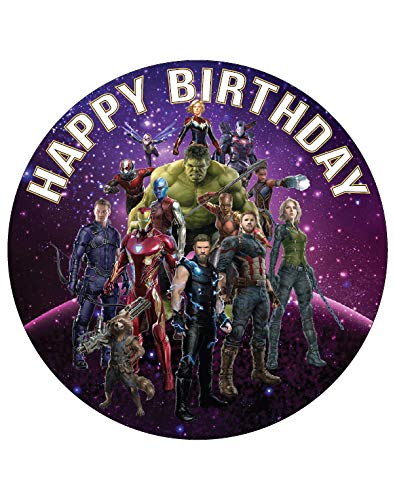 7.5 Inch Edible Cake Toppers Avengers