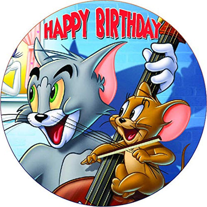 7.5 Inch Edible Cake Toppers Tom and Jerry