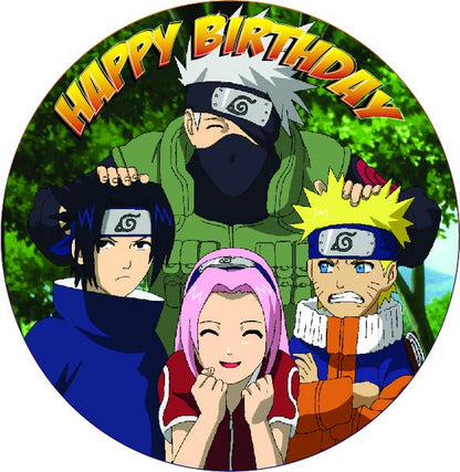 7.5 Inch Edible Cake Toppers Naruto