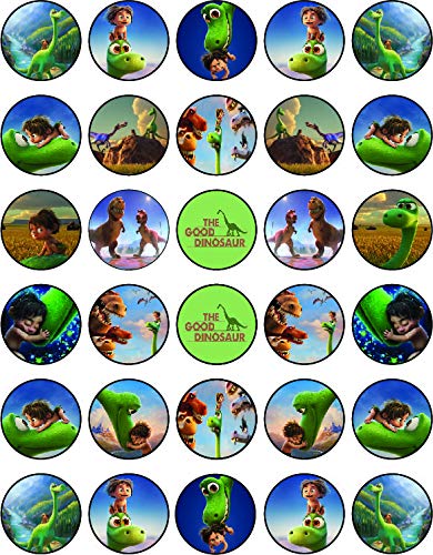 30x Wafer Paper The Good Dinosaur Edible Cupcake Topper