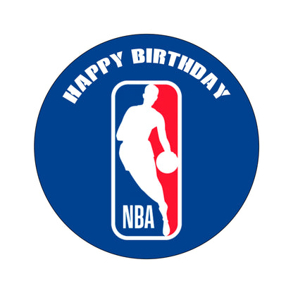 7.5 Inch Edible Cake Toppers NBA