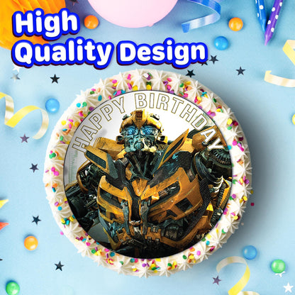 7.5 Inch Edible Cake Toppers Bumblebee