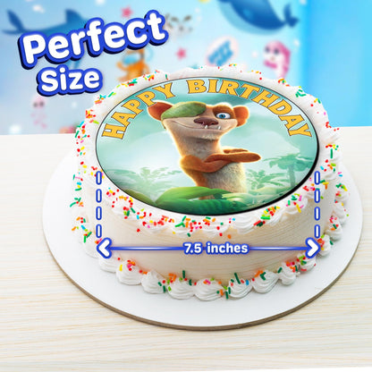 7.5 Inch Edible Cake Toppers Buck Wild