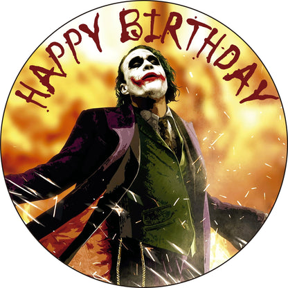 7.5 Inch Edible Cake Toppers Joker