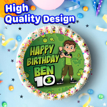 7.5 Inch Edible Cake Toppers Ben 10