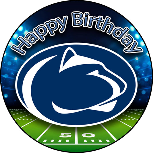 7.5 Inch Edible Cake Toppers Penn State Nittany Lions