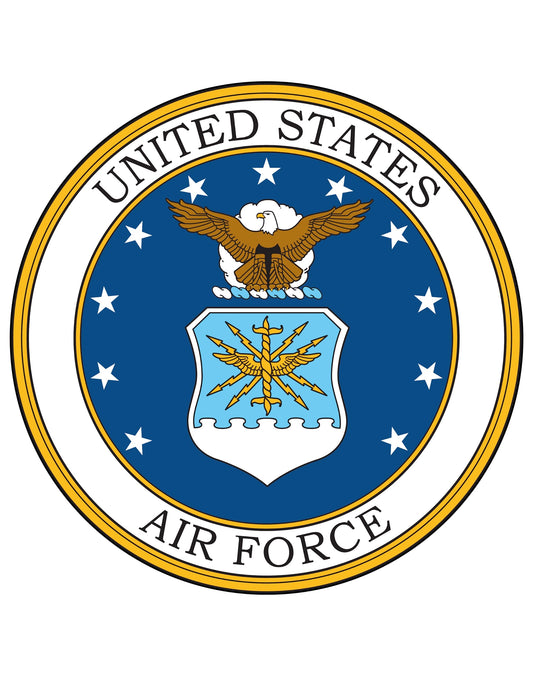 7.5 Inch Edible Cake Toppers Us Air Force