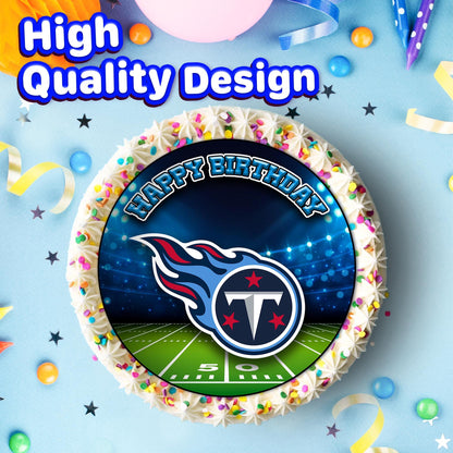 7.5 Inch Edible Cake Toppers Tennessee Titans