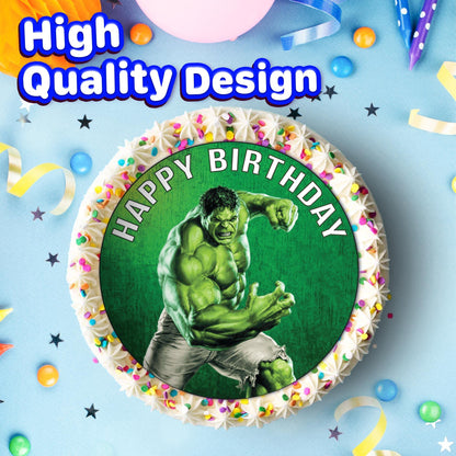 7.5 Inch Edible Cake Toppers Hulk