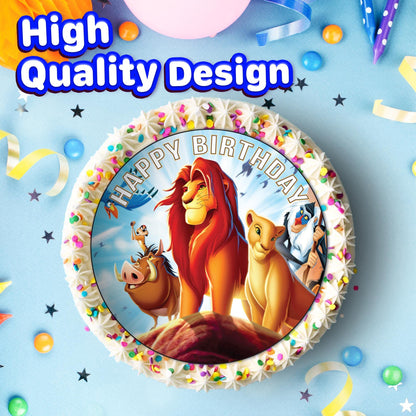 7.5 Inch Edible Cake Toppers Lion king