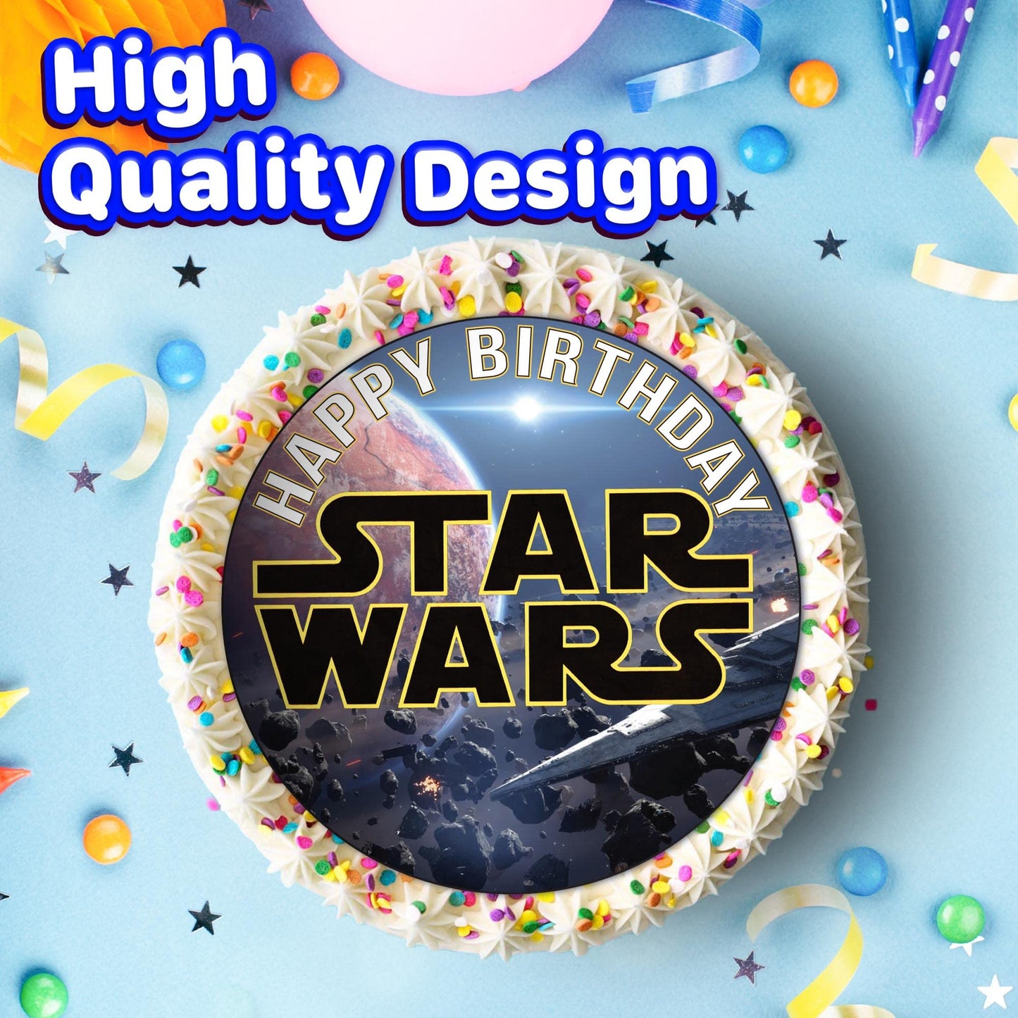 7.5 Inch Edible Cake Toppers Star Wars