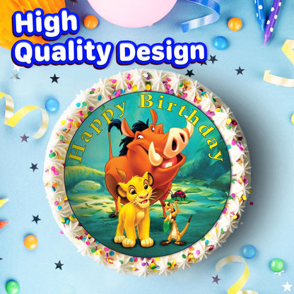 7.5 Inch Edible Cake Toppers Lion king