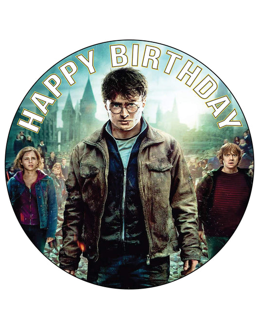 7.5 Inch Edible Cake Toppers Harry Potter