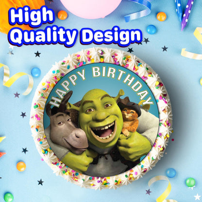 7.5 Inch Edible Cake Toppers Shrek