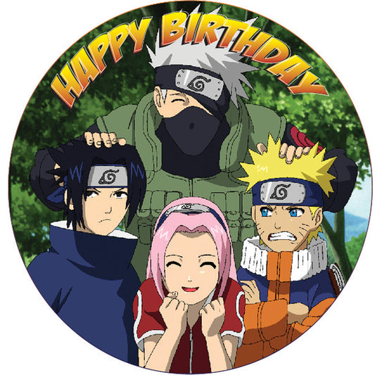 7.5 Inch Edible Cake Toppers Naruto