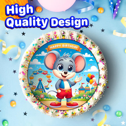 7.5 Inch Edible Cake Toppers Mouse AI