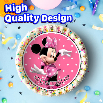 7.5 Inch Edible Cake Toppers Minne mouse