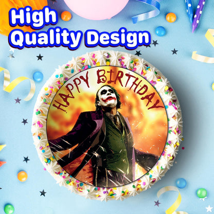 7.5 Inch Edible Cake Toppers Joker