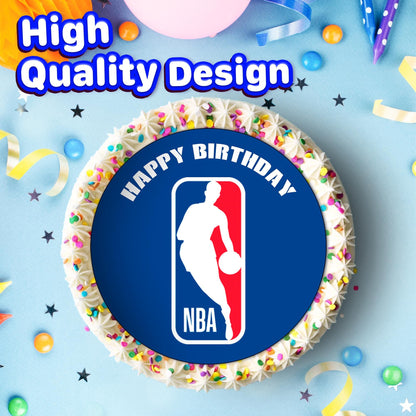 7.5 Inch Edible Cake Toppers NBA