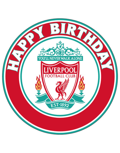 7.5 Inch Edible Cake Toppers Liverpool