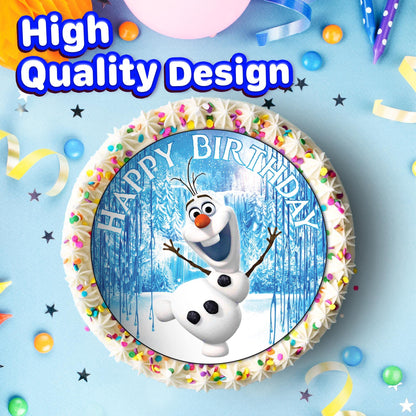 7.5 Inch Edible Cake Toppers Frozen