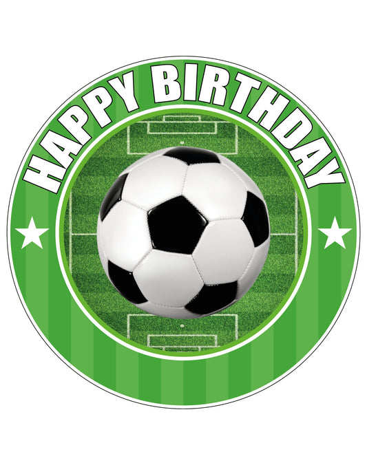 7.5 Inch Edible Cake Toppers Sport Soccer