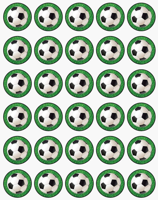 7.5 Inch Edible Cake Toppers Sport Soccer