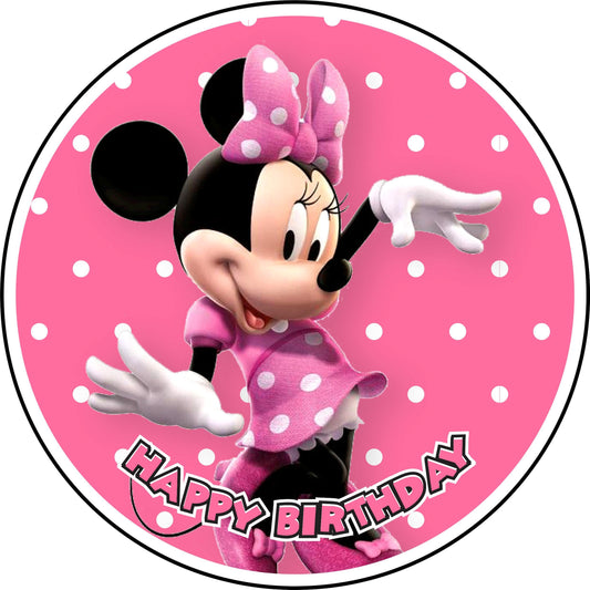 7.5 Inch Edible Cake Toppers Minne mouse