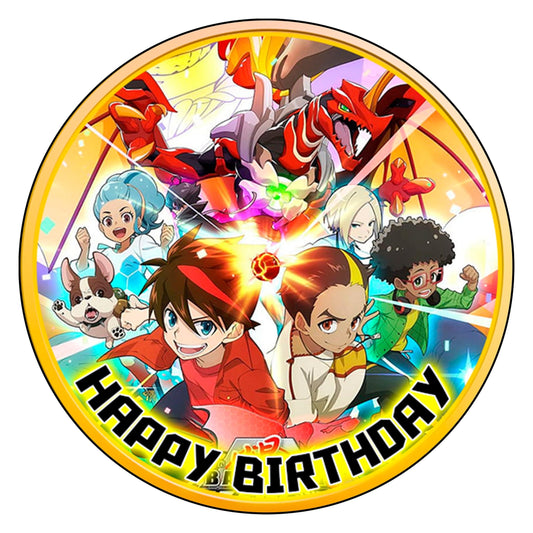 7.5 Inch Edible Cake Toppers Bakugan