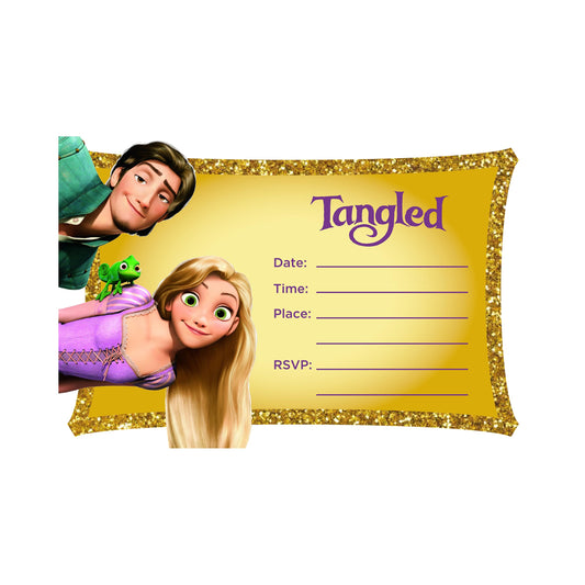 Set of 20 Tangled Birthday Invitation Cards & Envelopes