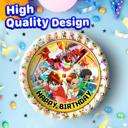 7.5 Inch Edible Cake Toppers Bakugan