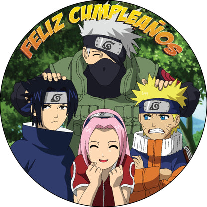 7.5 Inch Edible Cake Toppers Naruto