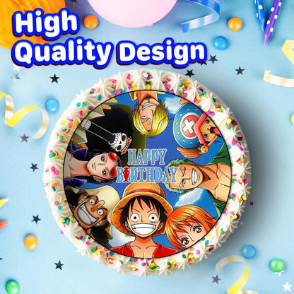 7.5 Inch Edible Cake Toppers One Piece