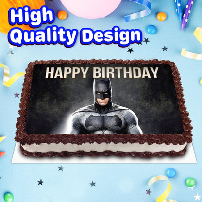 8.3 x 11.7 Inch Edible Square Cake Toppers Batman