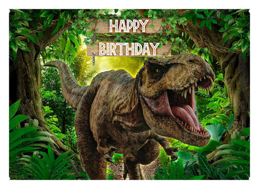 8.3 x 11.7 Inch Edible Square Cake Toppers Jurassic World