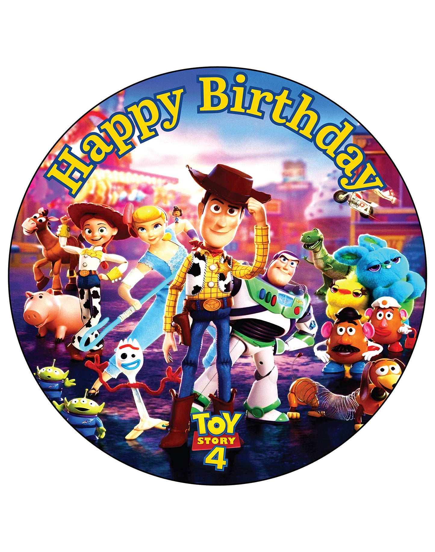 7.5 Inch Edible Cake Toppers Toy Story