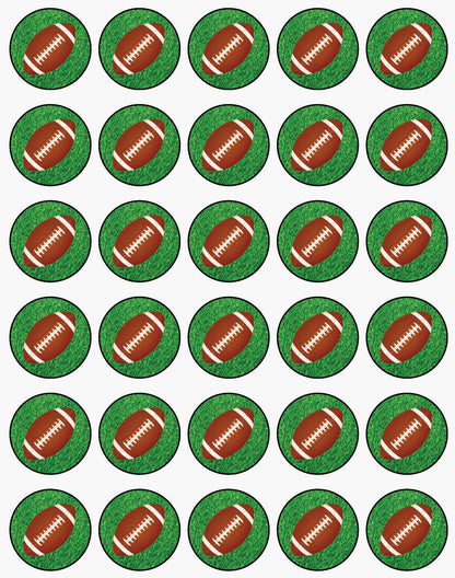 30x Wafer Paper Sport generics Edible Cupcake Topper