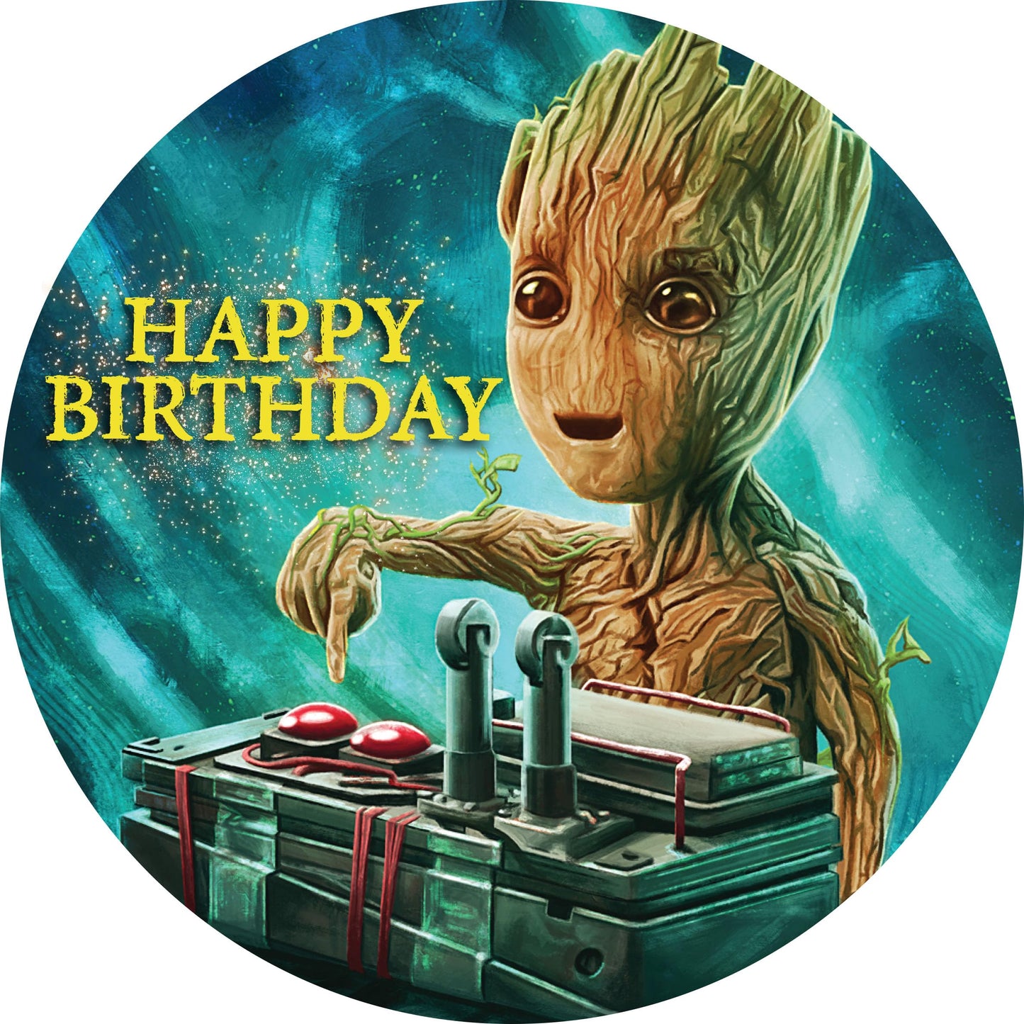 7.5 Inch Edible Cake Toppers Babay-Groot